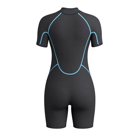 SEASKIN Wetsuit Shorty with Front Zipper - Picture 2 of 7